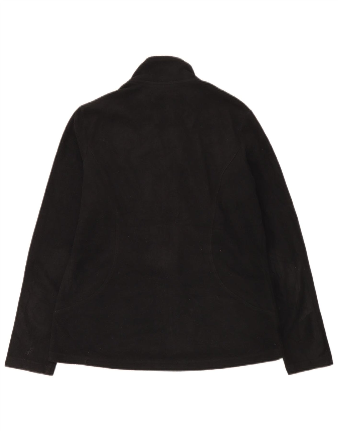 Marks & Spencer Fleecejakke til kvinder UK 12 Medium Sort Polyester