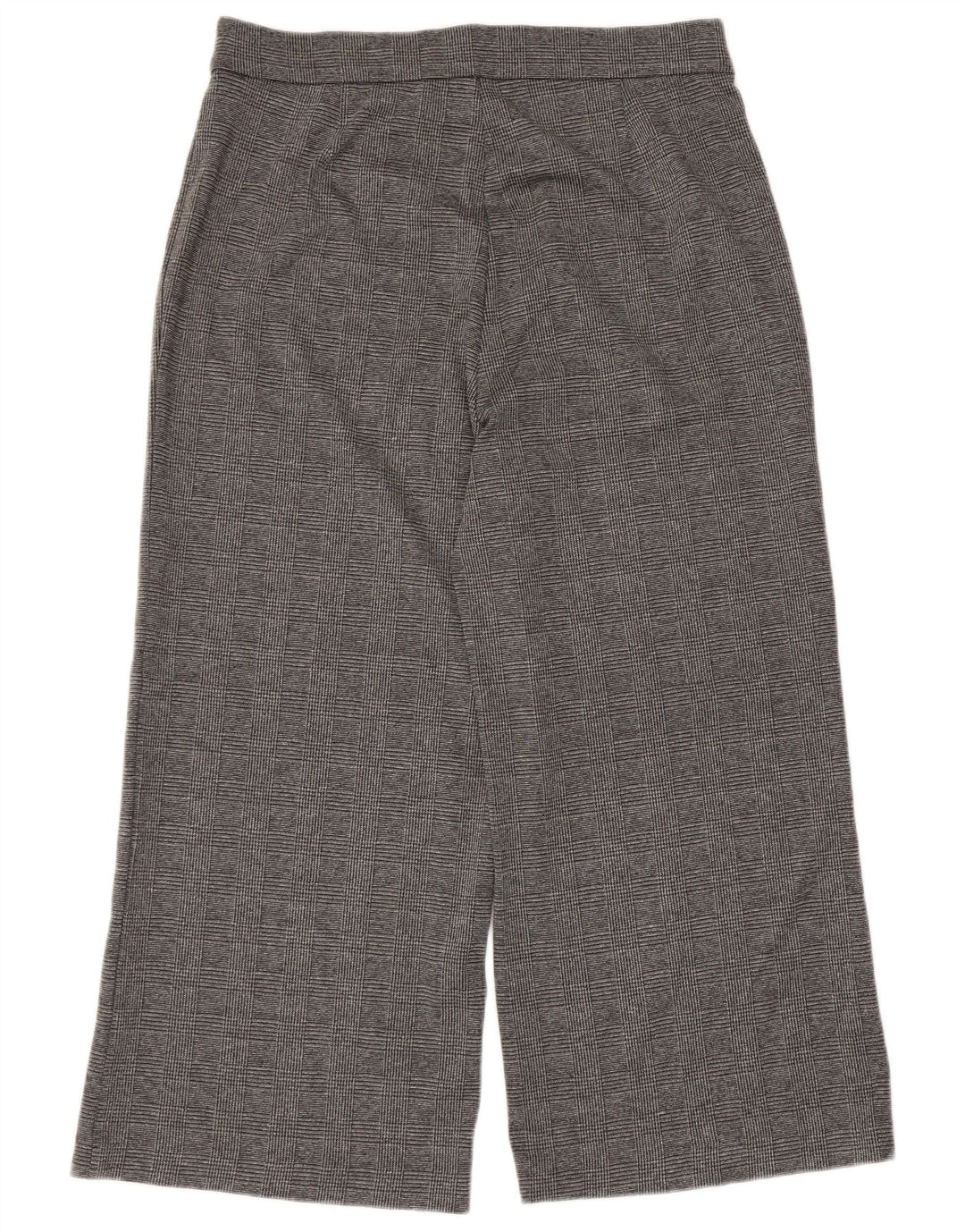 Marks & Spencer Dame Cropped Trousers UK 16 Large W34 L24 Grå ternet