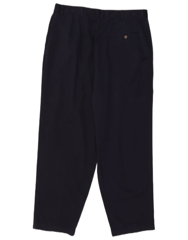 L.L.Bean Dame Chinobukser med høj talje US 18 2XL W36 L29 Marineblå