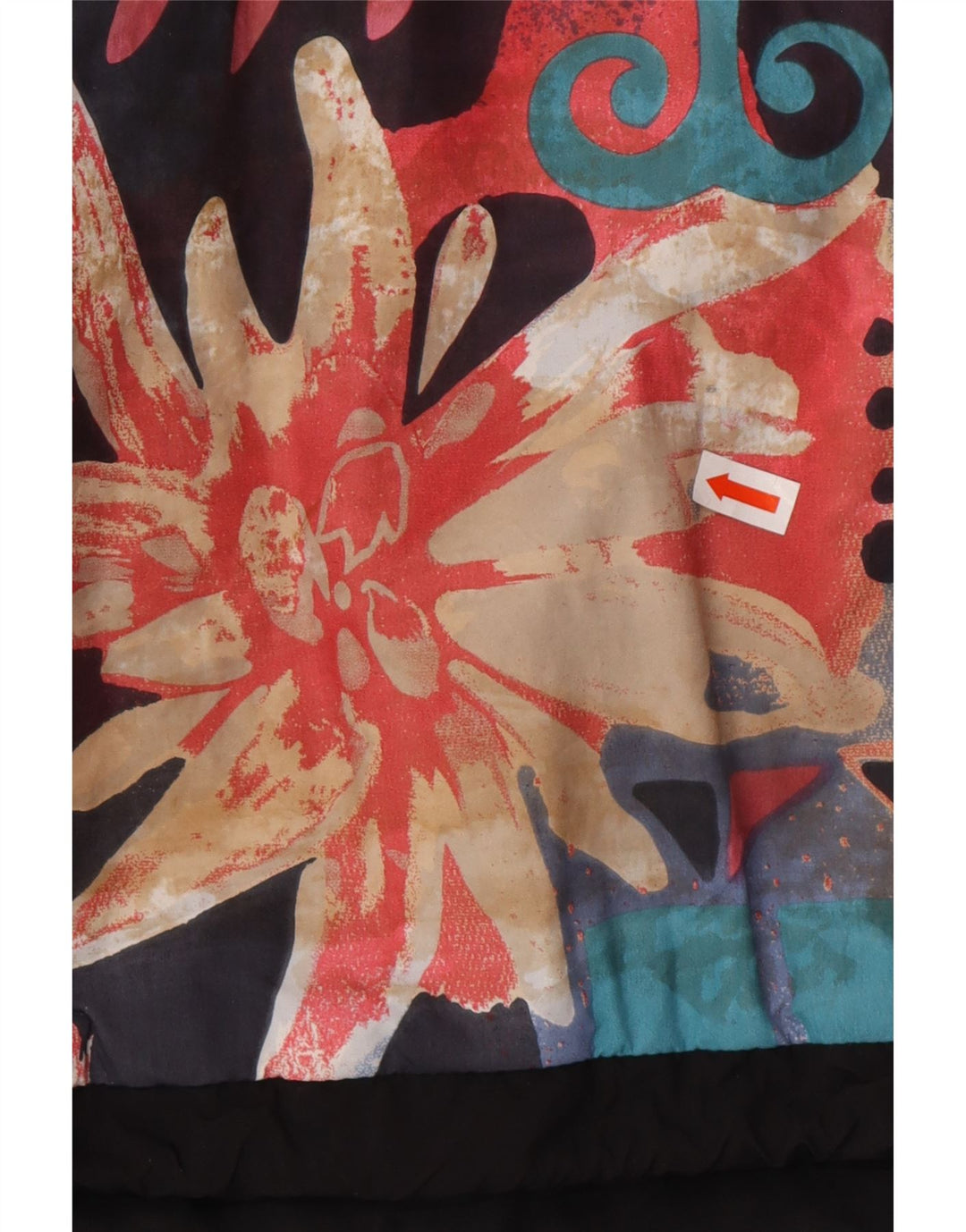 MAIER Herre Oversized Pullover Windbreaker Jacket UK 6 XS Black Floral