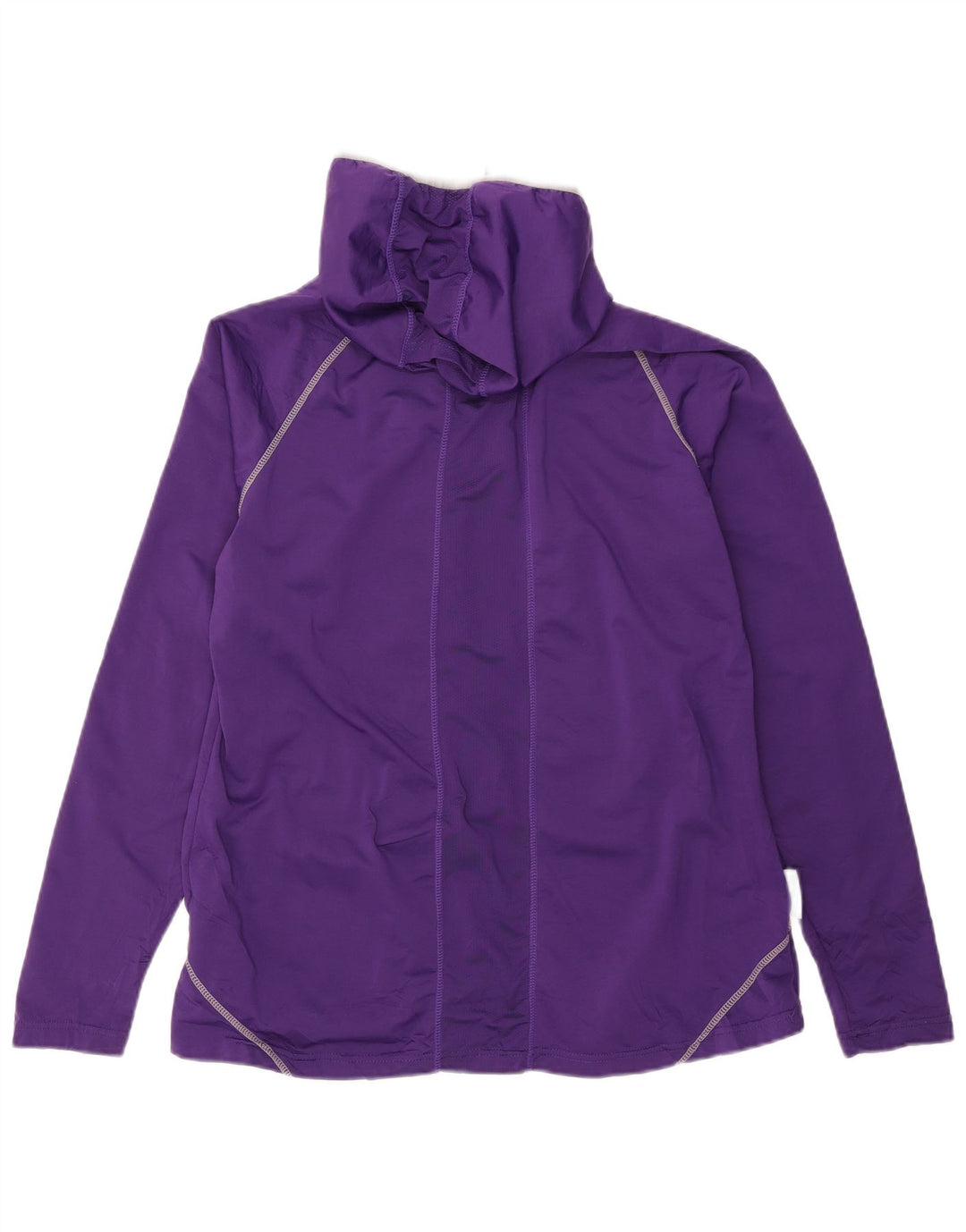 Mountain Warehouse Herre Hooded Zip Neck Top Langærmet Medium Lilla