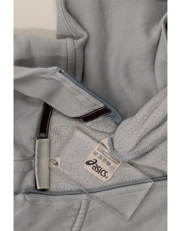 Asics Dame Hættetrøje Sweater UK 16 Stor Grå Bomuld