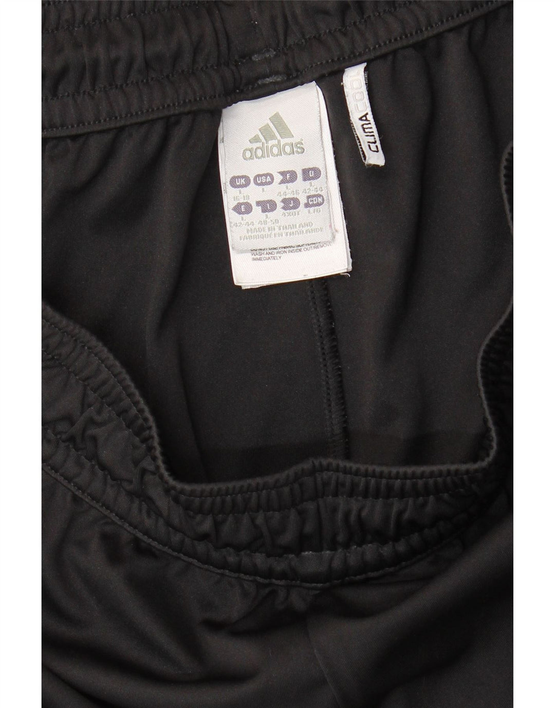ADIDAS Climacool sportsshorts til kvinder UK 16/18 Stor sort farveblok