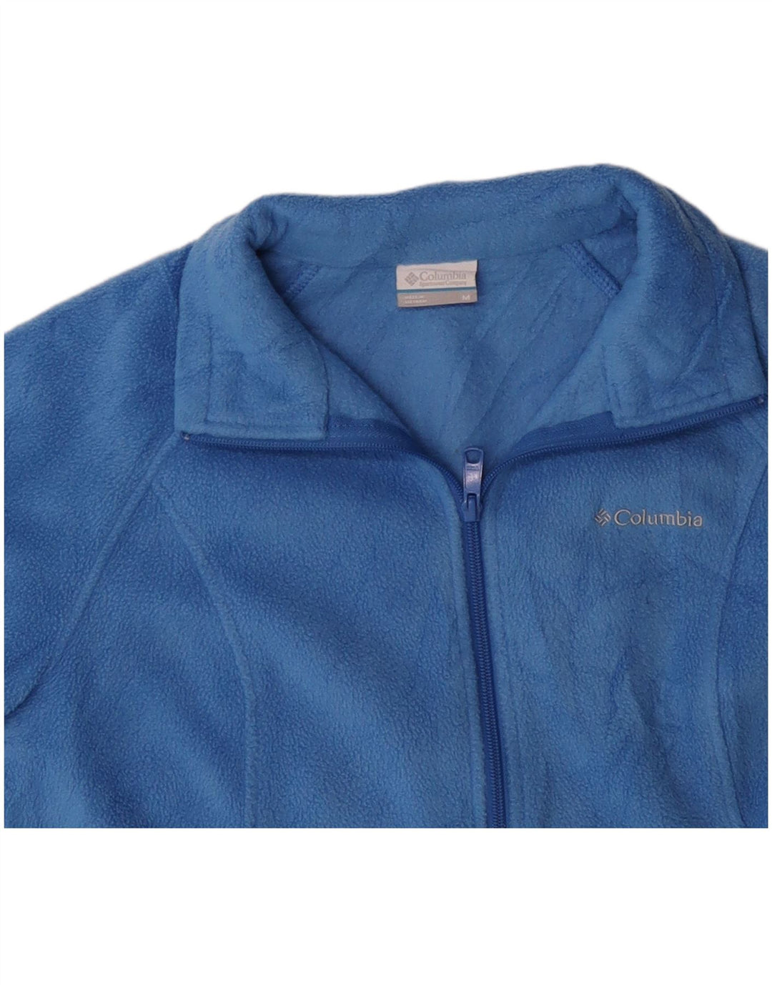 COLUMBIA Fleecejakke til kvinder UK 14 Medium Blue Polyester