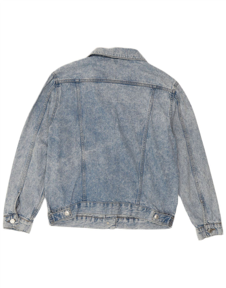 TOPSHOP Womens Oversized Denim Jacket UK 10 Small  Blue Cotton