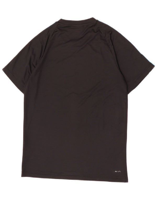 Adidas Herre Climalite T-Shirt Top Lille Sort Polyester