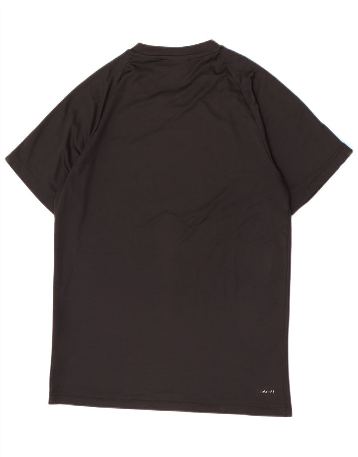 Adidas Herre Climalite T-Shirt Top Lille Sort Polyester