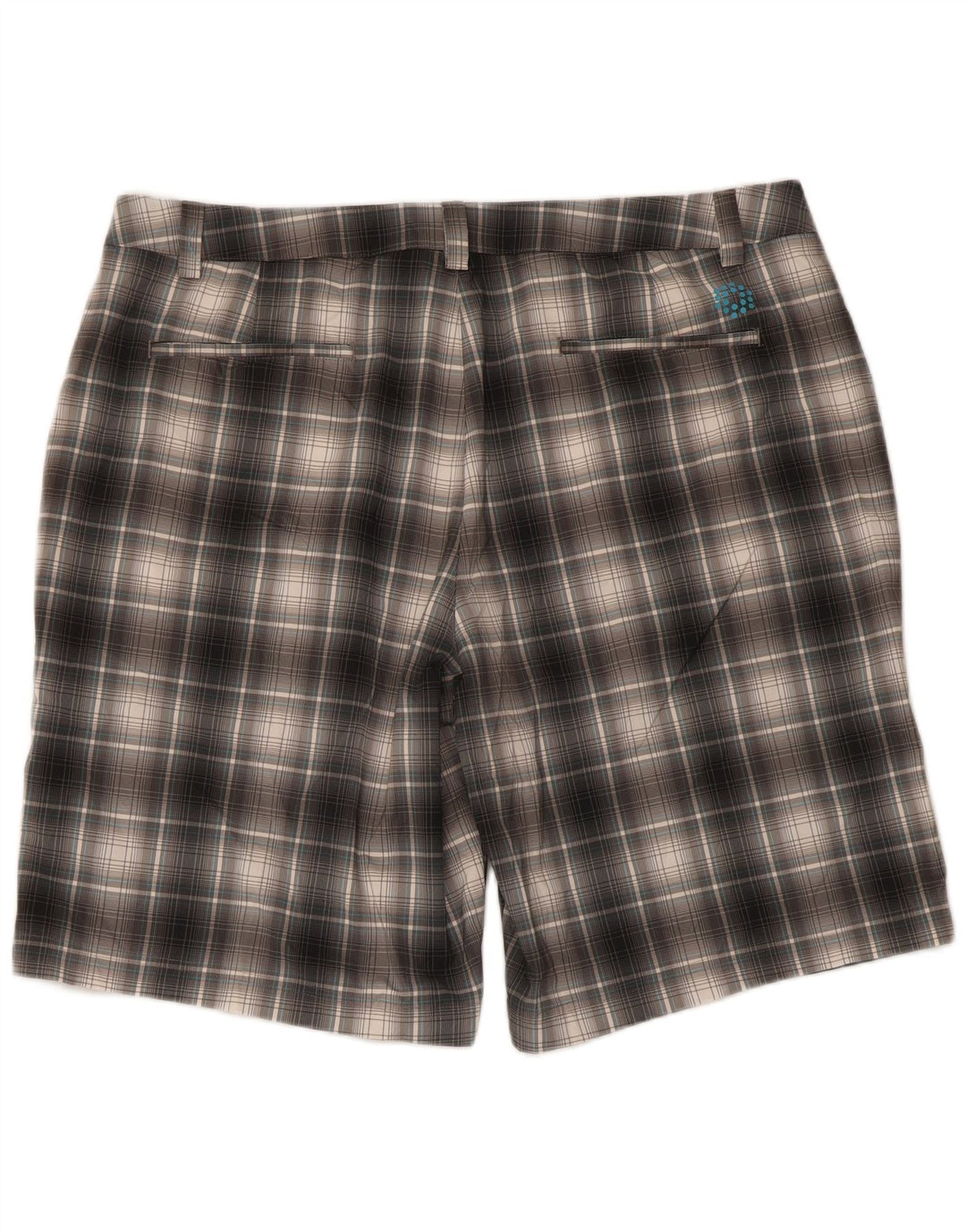 Puma Chino Shorts til mænd W40 XL Grå ternet polyester