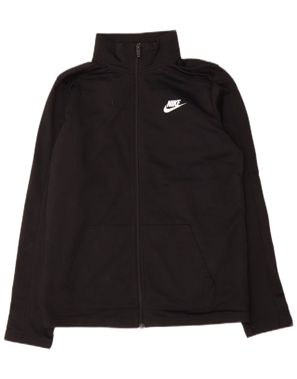 Nike Boys træningsdragt topjakke 13-14 år XL Sort polyester