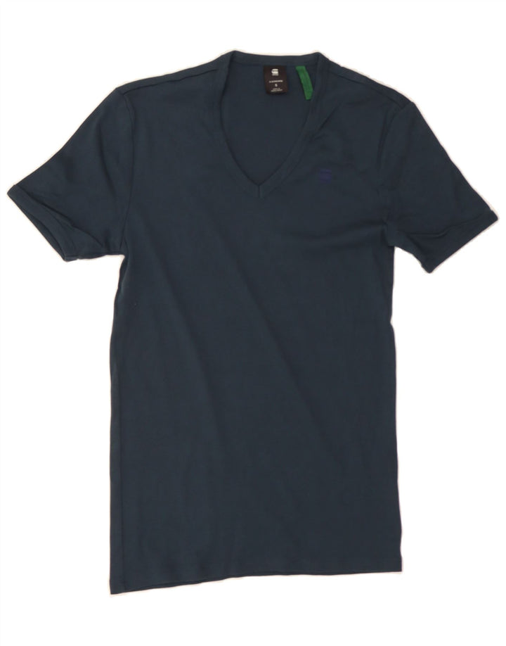 G-STAR Mens T-Shirt Small Navy Blue Cotton Vintage G-Star and Second-Hand G-Star from Messina Hembry 