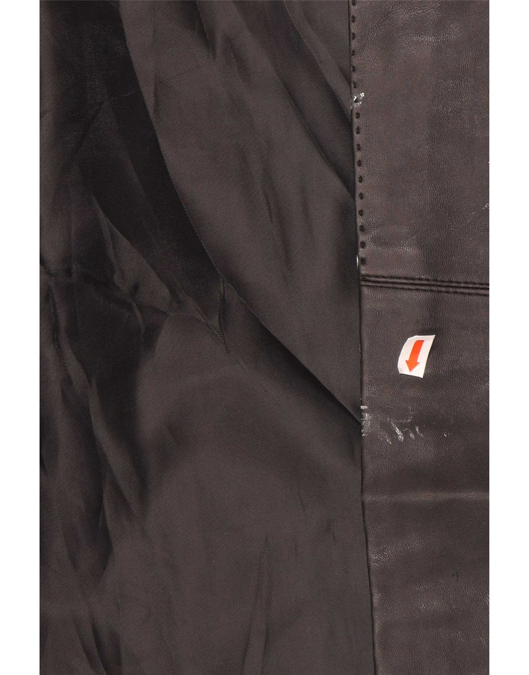 Hugo Boss Herre 4-knaps læderblazerjakke UK 44 2XL Sort