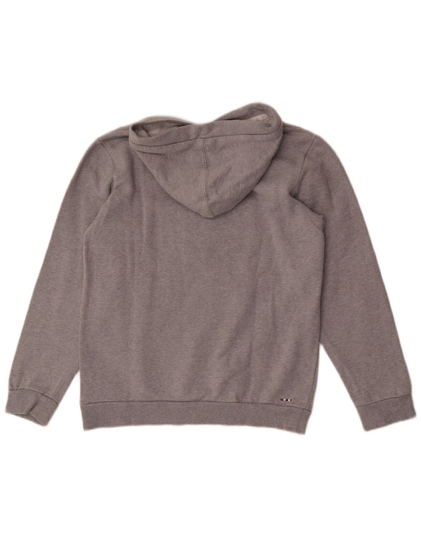 Napapijri Boys Geographic Graphic Hoodie Jumper 13-14 år Grå Flecked