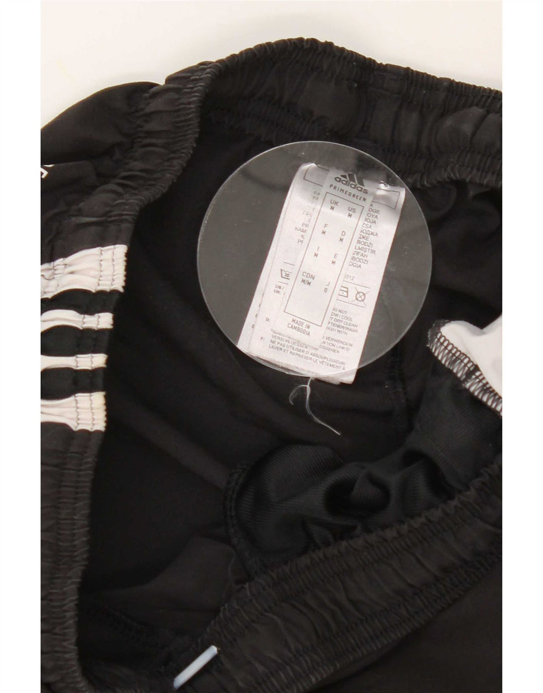 Adidas Herre Aeroready Graphic Sports Shorts Medium Sort Polyester