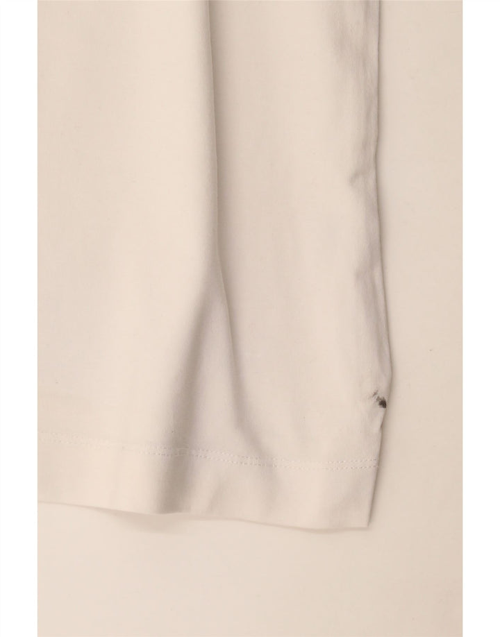 Guess T-Shirt Top UK 12 Medium Hvid