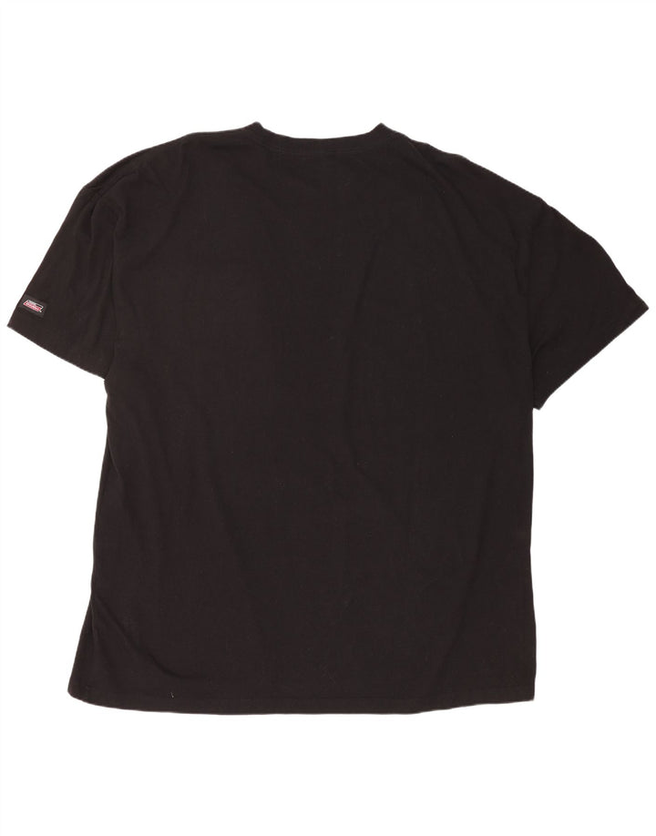DICKIES Mens T-Shirt Top 4XL Black Cotton