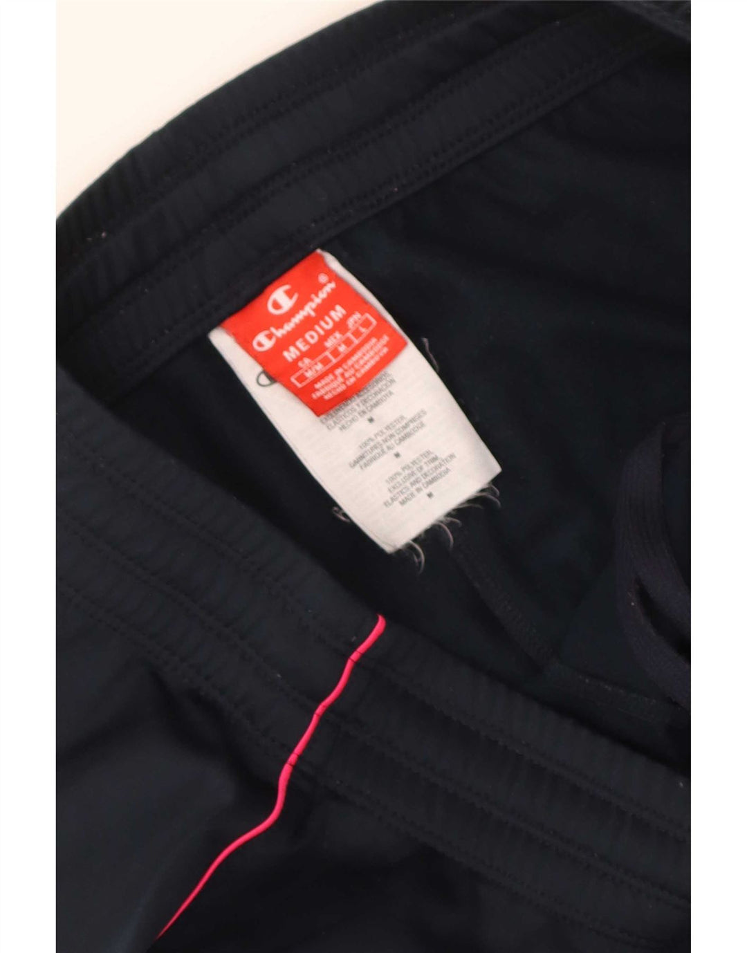 Champion Womens træningsdragt Bukser Joggers UK 14 Medium Navy Blue Polyester