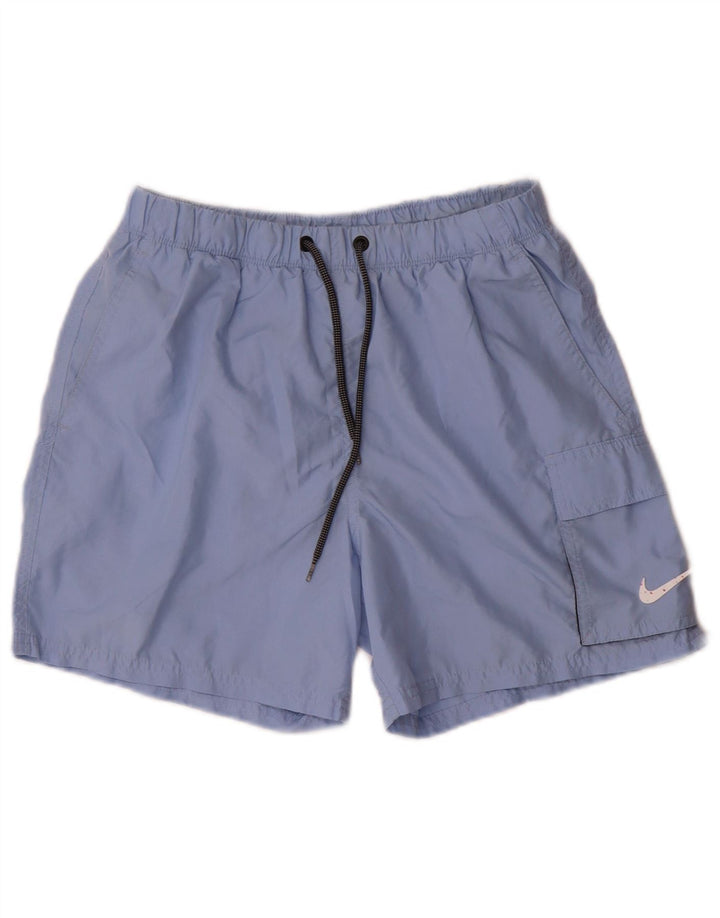 Nike Herre Cargo Sports Shorts Små Blå Polyester