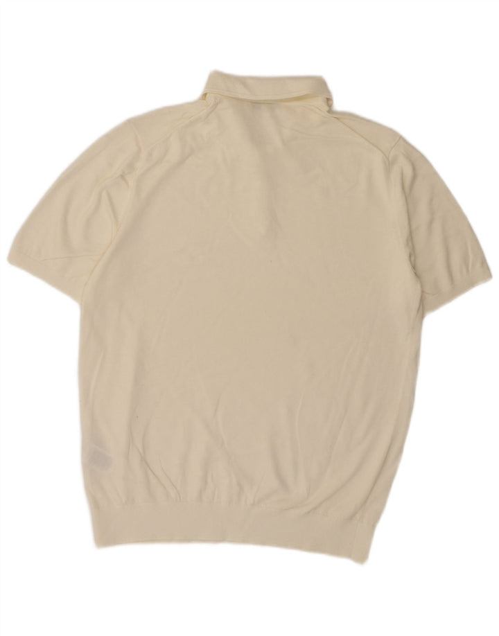 Reiss herre poloshirt stor hvid bomuld