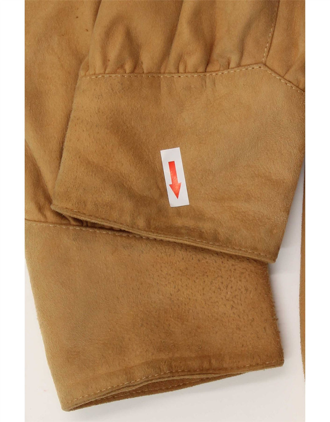 Vintage dame ruskindsjakke IT 44 Medium Beige