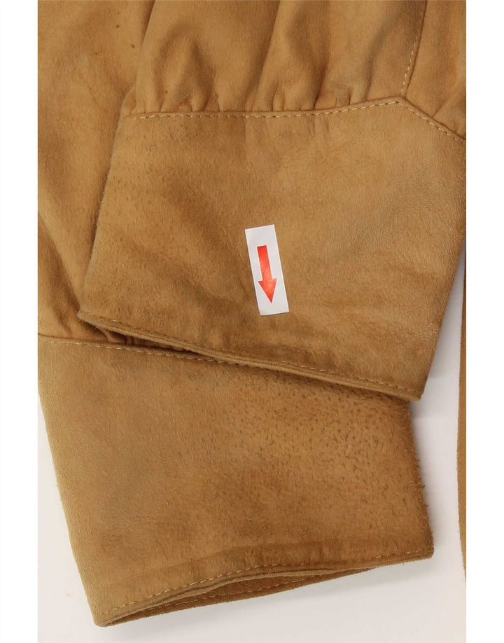 Vintage dame ruskindsjakke IT 44 Medium Beige