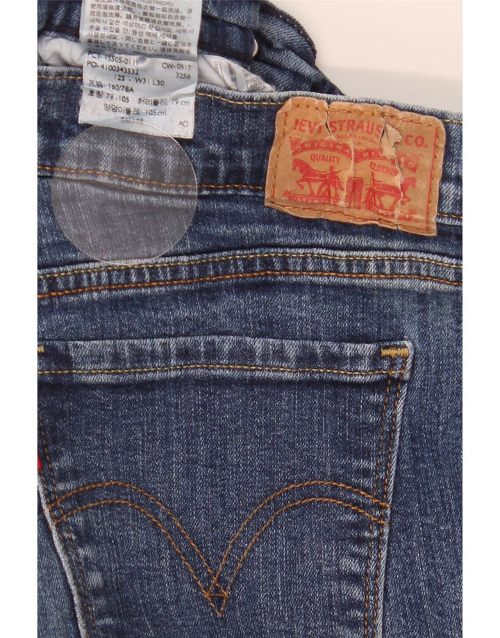 Levi's Dame 505 Straight Jeans W31 L29 Blå Bomuld