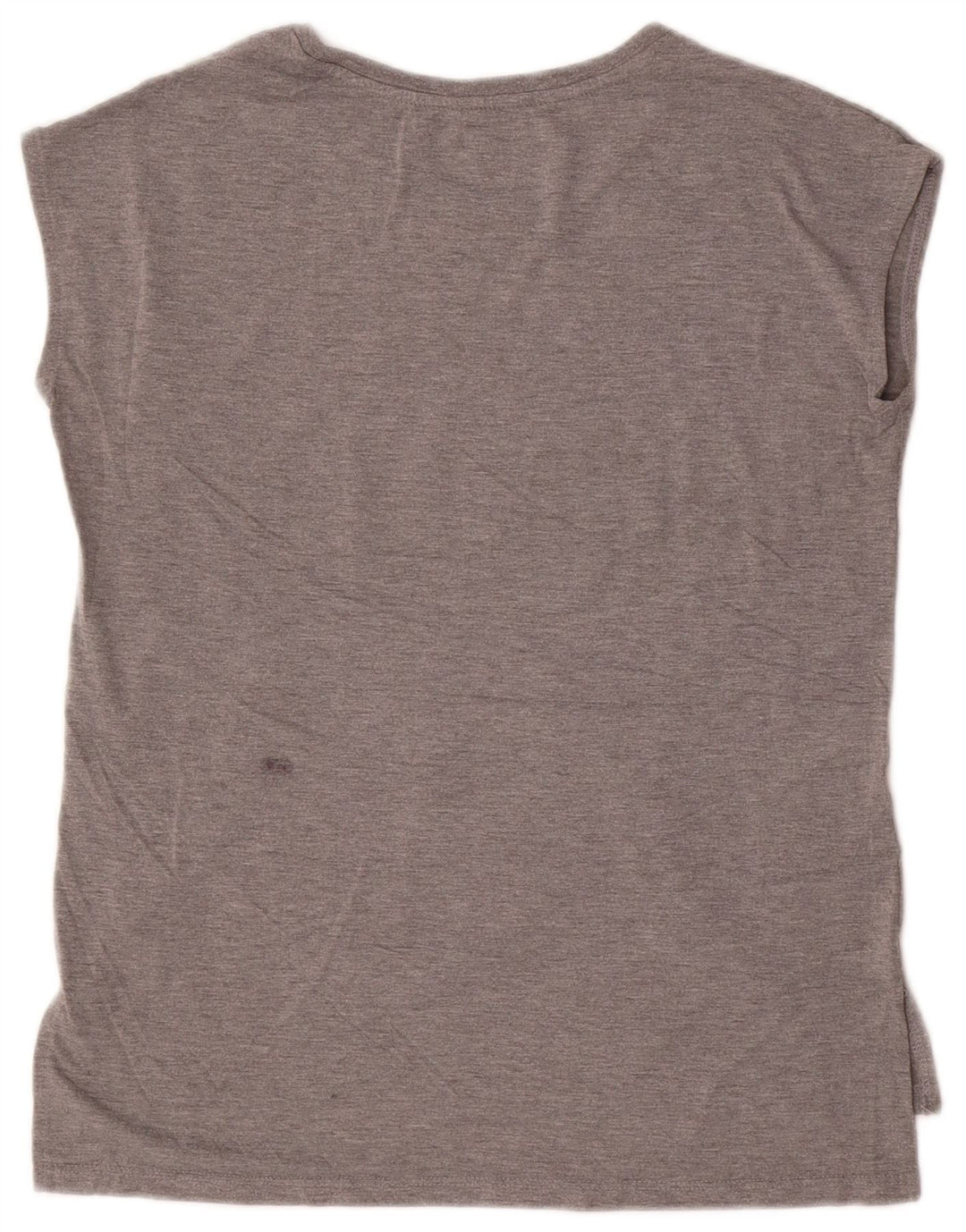 Fila Dame Grafisk T-Shirt Top UK 14 Medium Grå