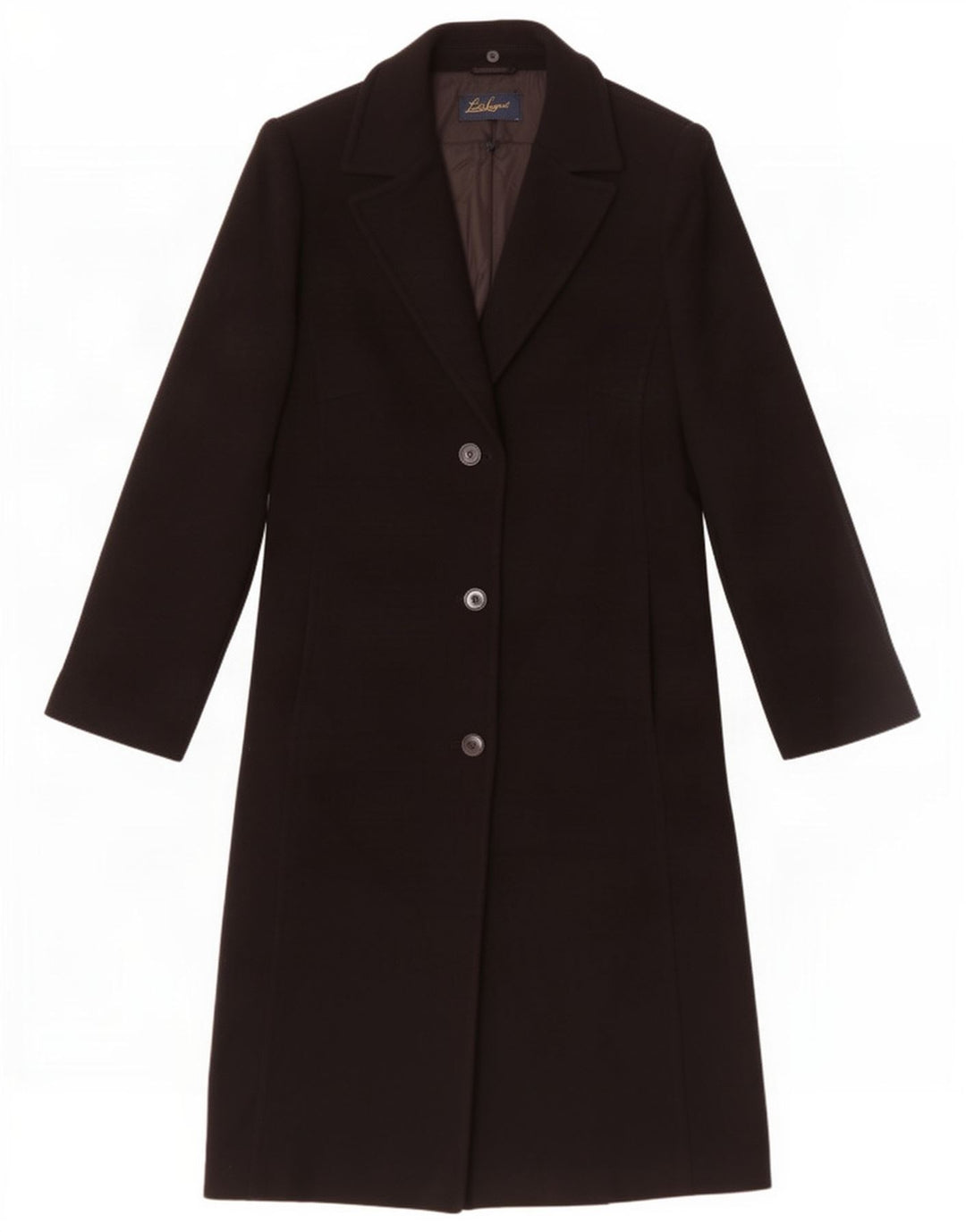 Luisa Spagnoli Dame Overfrakke IT 48 XL Sort Uld