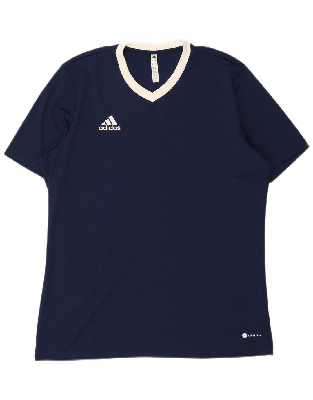 Adidas Herre Aeroready T-Shirt Top XL Navy Blue Polyester