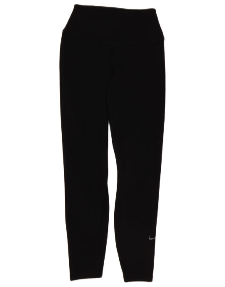 Nike Dame Dri Fit Leggings UK 8 Lille Sort