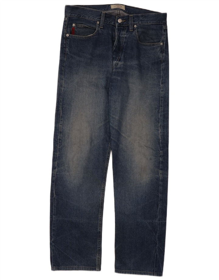 Armani Straight Jeans til mænd W34 L31 Marineblå