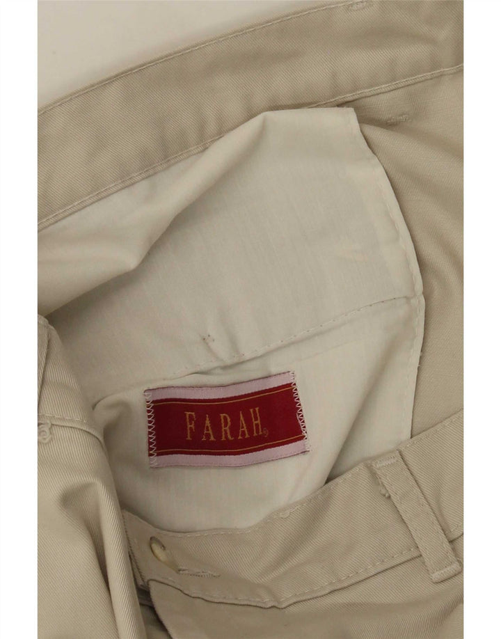 Farah Herre Pegged Chino Bukser W34 L28 Beige