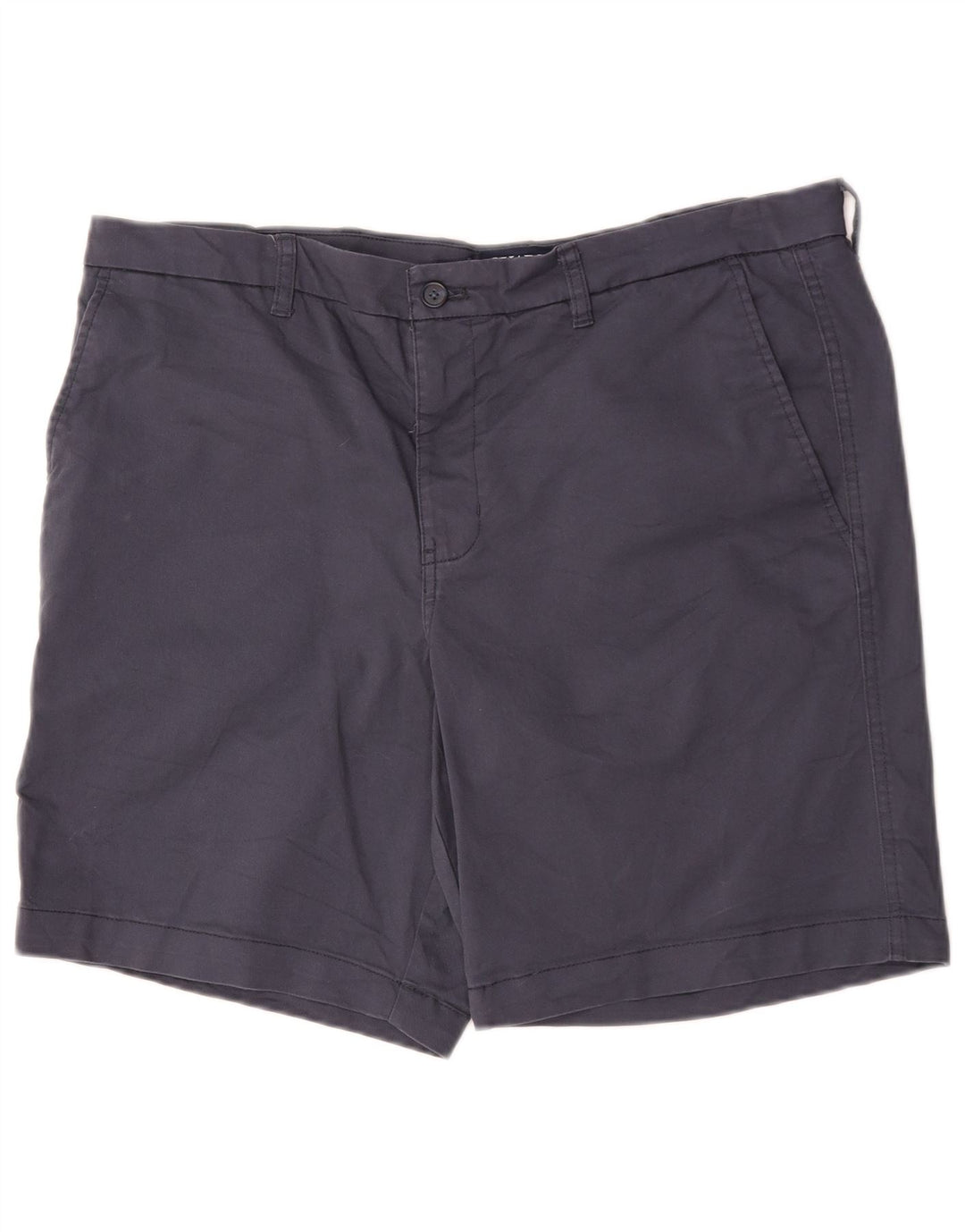 Chaps Stretch Chino Shorts til mænd W38 XL Marineblå Bomuld