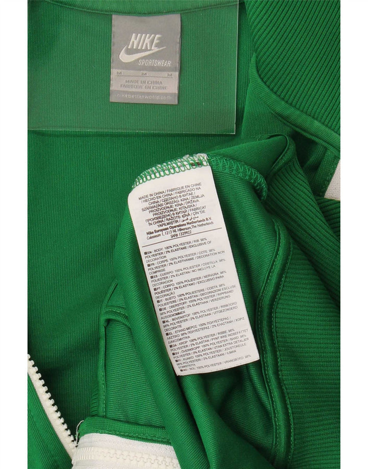 Nike Grafisk træningsdragt til mænd, topjakke mellemgrøn farveblok polyester