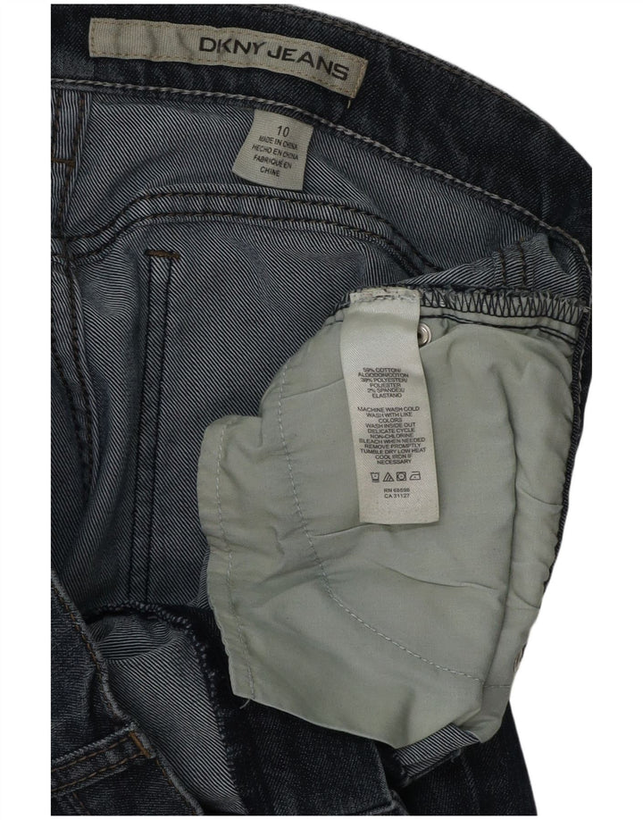 DKNY Womens Straight Jeans US 10 Large W34 L30 Blue Cotton