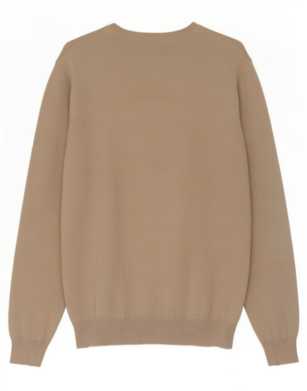 Marks & Spencer Herre Blue Harbor V-hals sweater Medium Beige