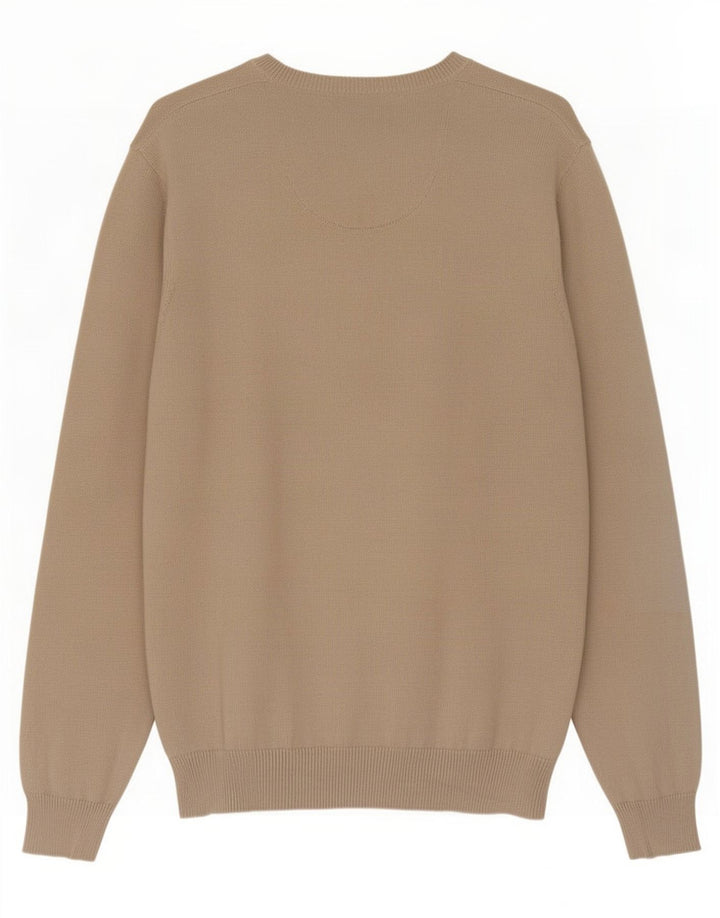 Marks & Spencer Herre Blue Harbor V-hals sweater Medium Beige