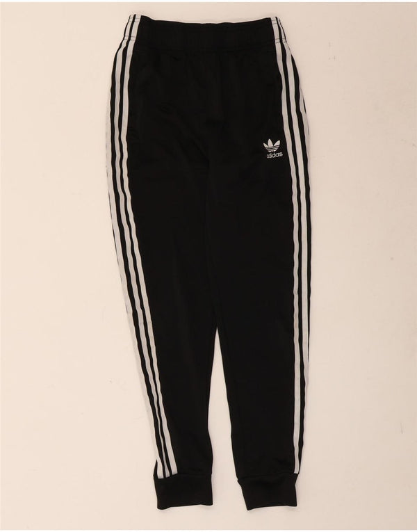 Adidas Drenge Træningsdragt Bukser Joggers 12-13 År Sort Polyester