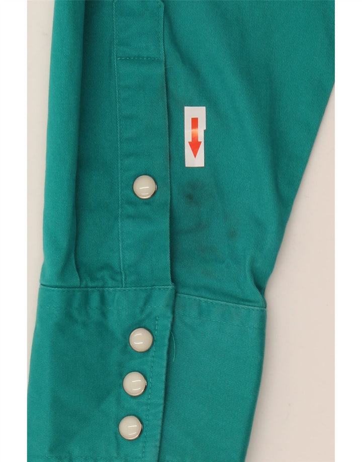 Wrangler herreskjorte XL turkis bomuld