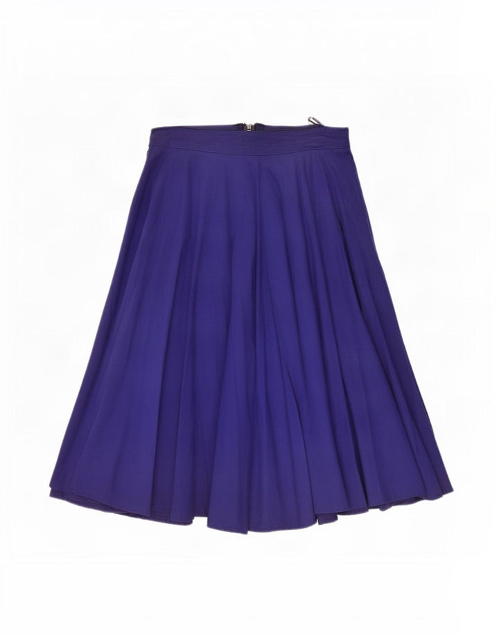 Vintage dame nederdel IT 44 Medium L28 blå bomuld