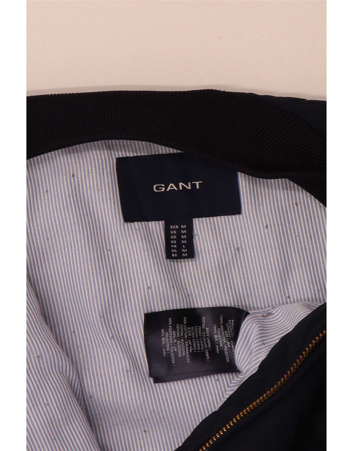 Gant Herre quiltet jakke UK 38 Medium Navy Blue Polyester