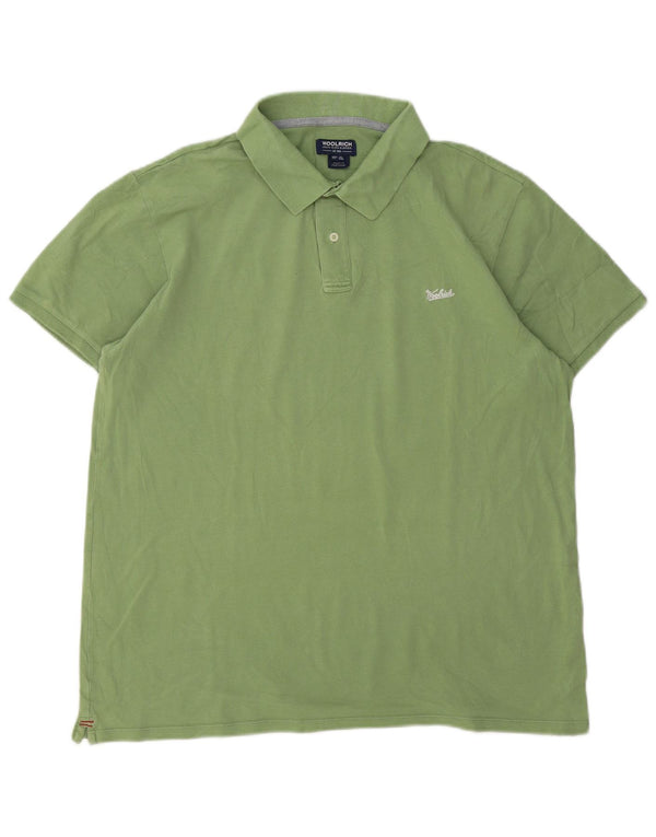 Woolrich Herre Polo Shirt XL Grøn Bomuld