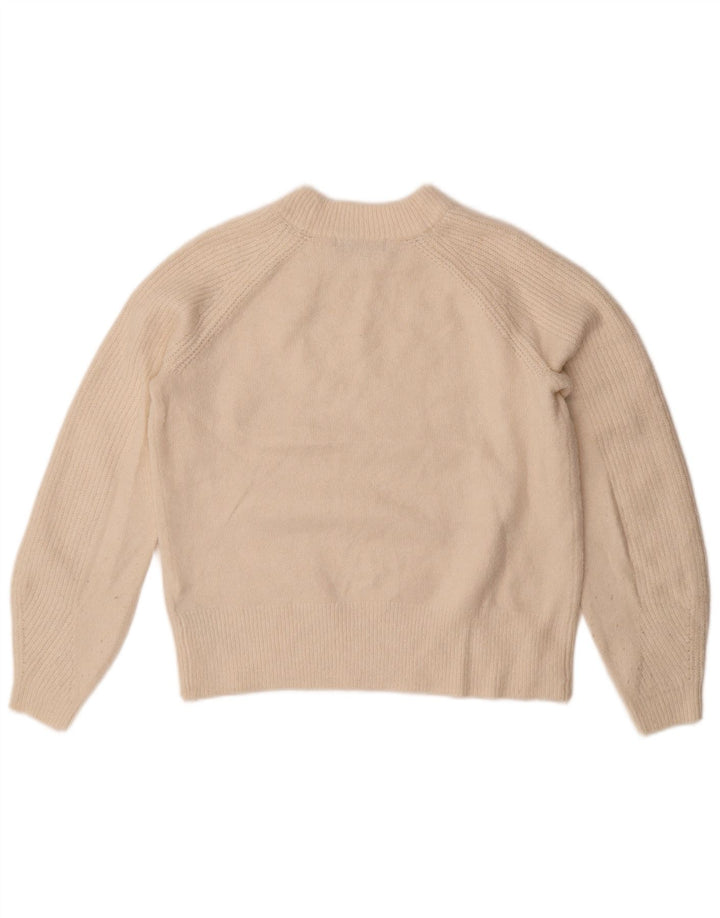 Marks & Spencer Dame sweater med rund hals DK 10 Small Off White