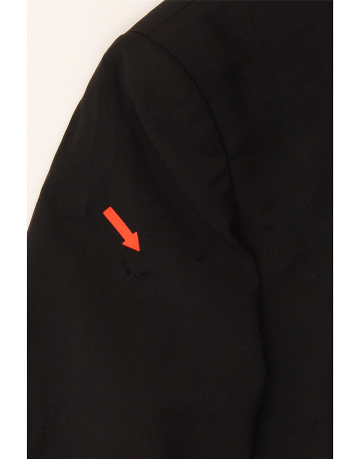 DOLCE & GABBANA Mens 2 Button Blazer Jacket IT 50 Large Black Wool Vintage Dolce & Gabbana and Second-Hand Dolce & Gabbana from Messina Hembry 