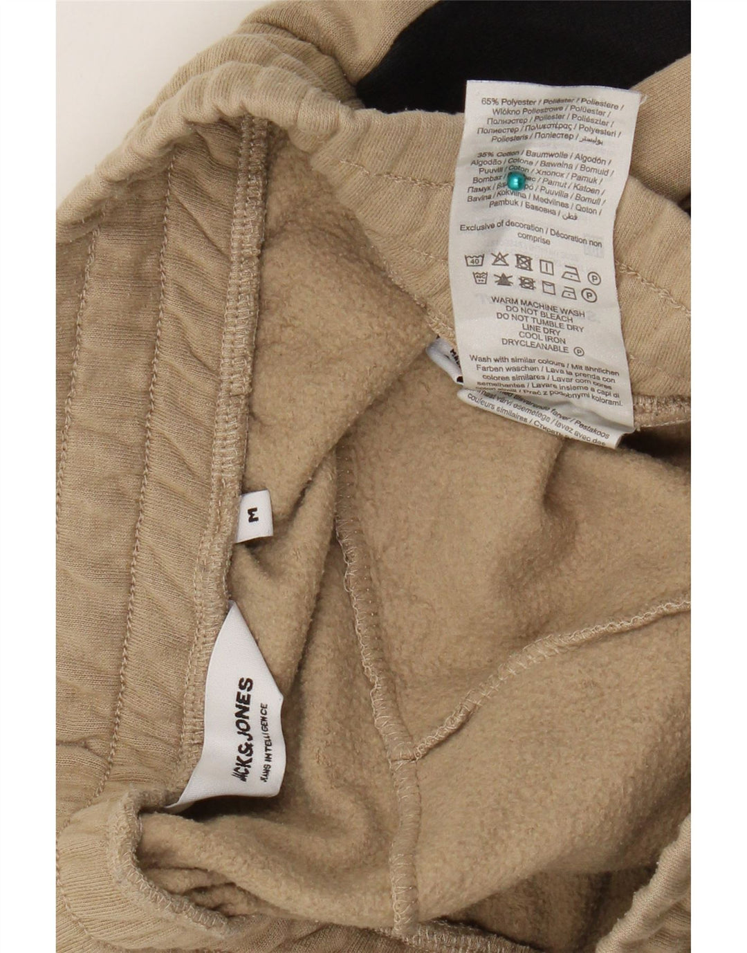 Jack & Jones Træningsdragt til mænd Joggers Medium Beige Colourblock
