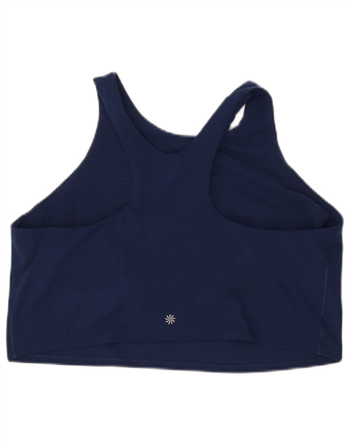 Athleta Dame Sport BH Top UK 20 2XL Navy Blue
