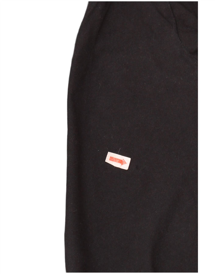 ADIDAS Grafisk T-shirt top til kvinder UK 8/10 Lille sort bomuld