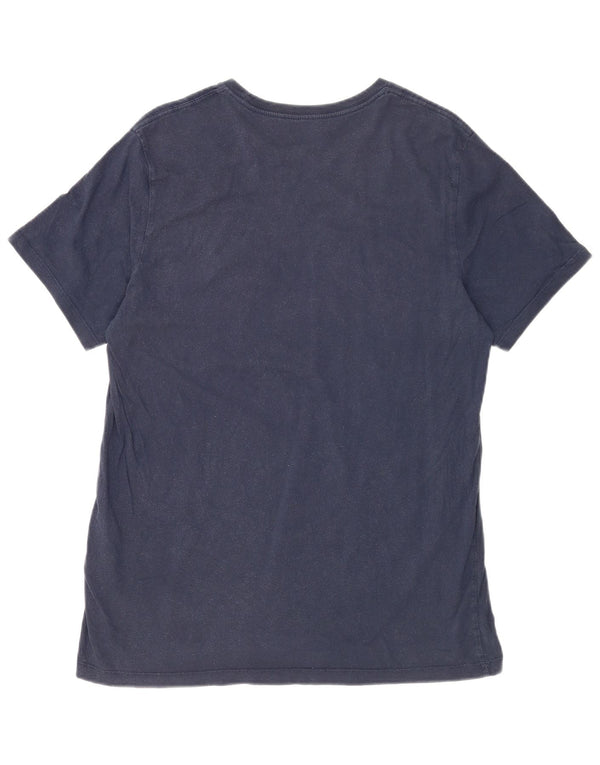 LEVI'S Herre Slim T-Shirt Top XL Marineblå Bomuld
