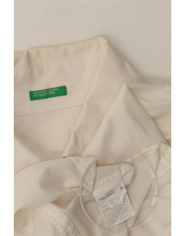 Benetton Dameskjorte UK 12 Medium White