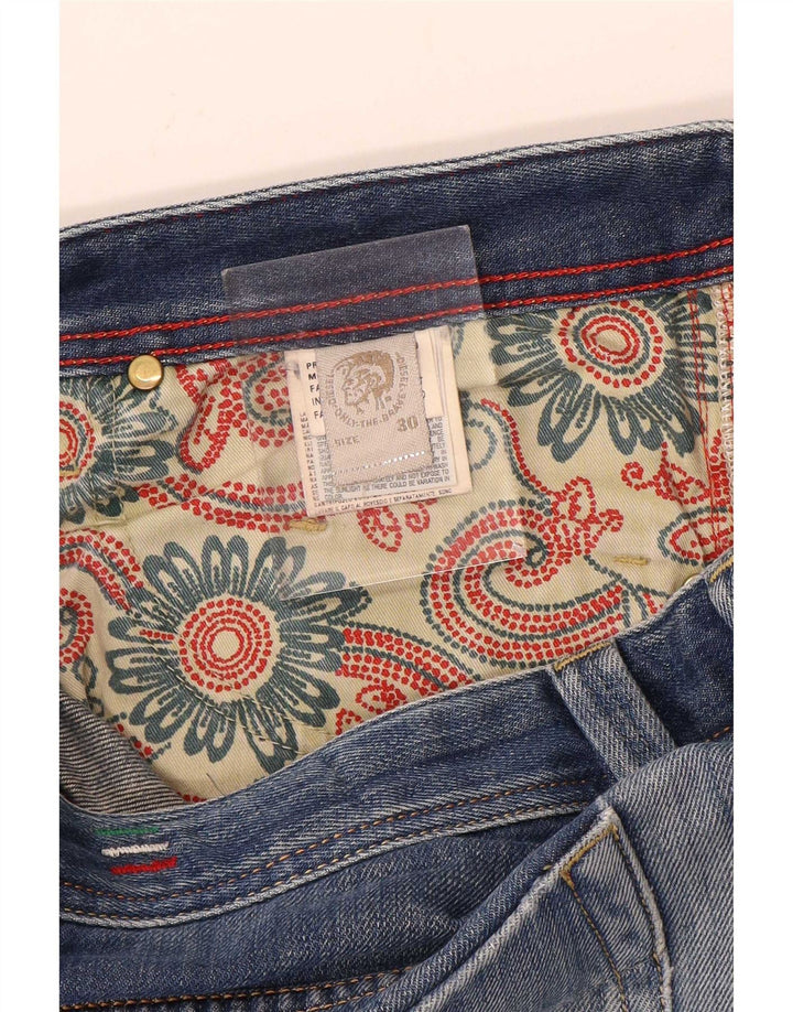 Diesel Herre Lugger Straight Jeans W30 L34 Blå Bomuld