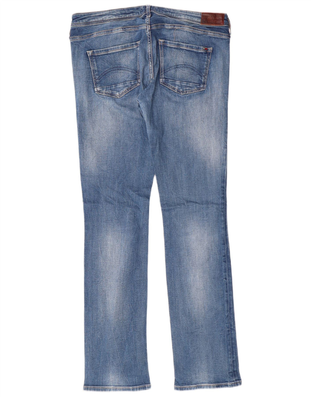 Tommy Hilfiger Dame Stretch Slim Jeans W31 L32 Blå Bomuld Classic